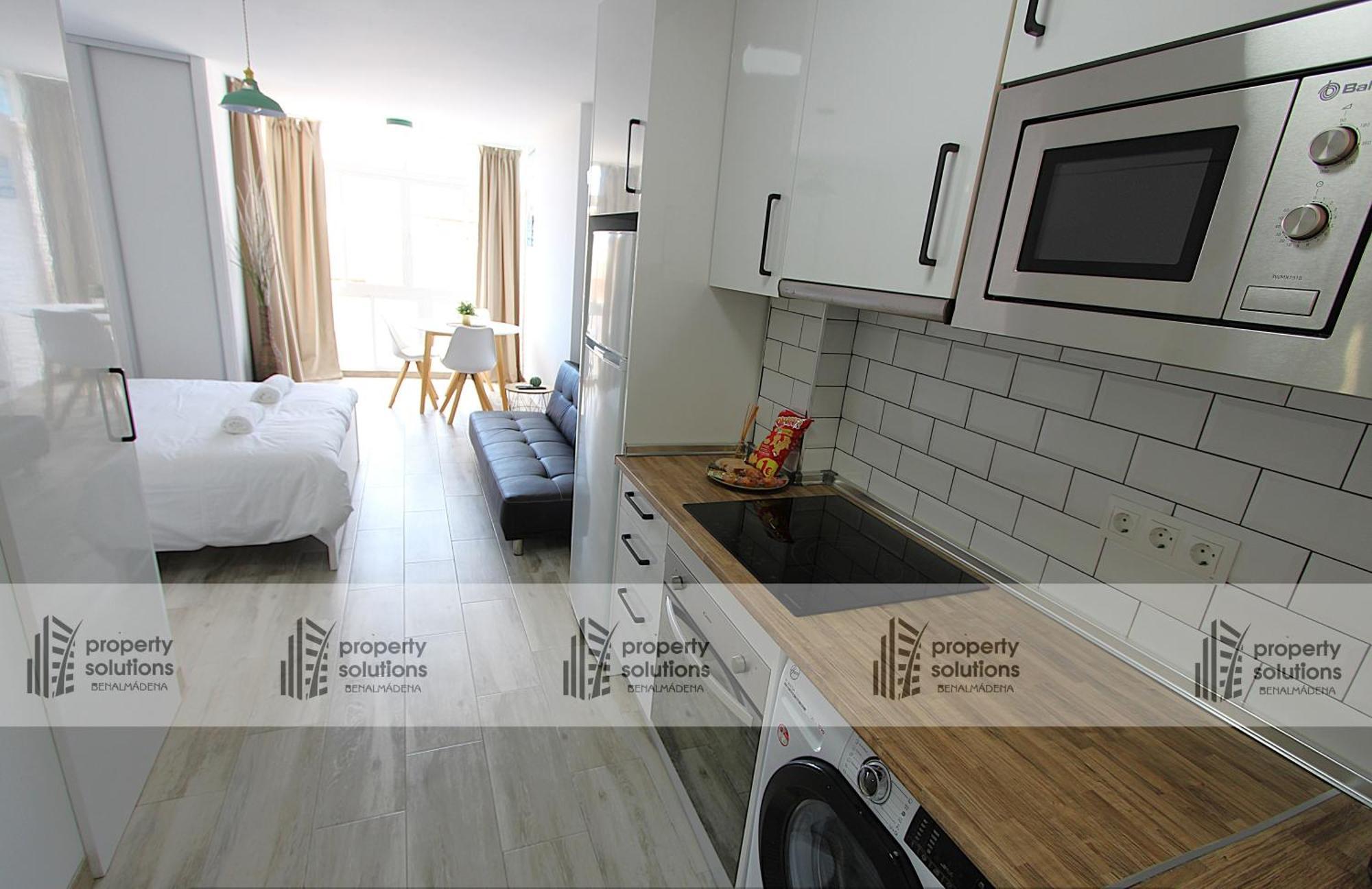 703 Aguila Apartamento - Vista Al Mar - Cerca De Tren, Restaurantes Y Tiendas - Playa A 10 Minutos Caminando Benalmádena Exterior foto